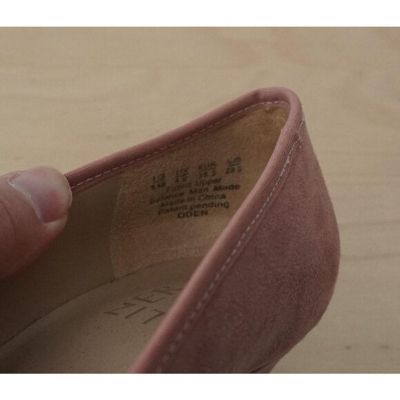 Naturalizer Oden Pink Faux Suede Leather Kitten Heels Pumps Shoes Size 6.5 - Picture 10 of 10